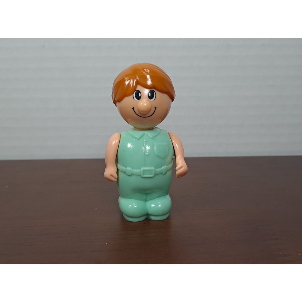 Vintage - Happy Folks Blue Box/ My Happy‎ Town -Boy Figure - -1980's